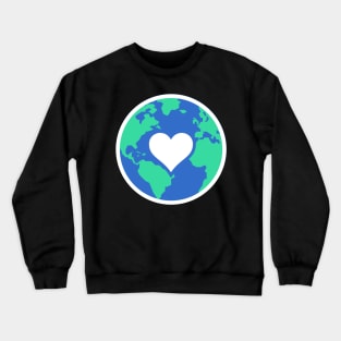 Love The Earth | Climate Change & Global Warming Crewneck Sweatshirt